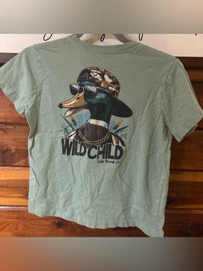Boy’s Sage Green Crew Neck T-Shirt